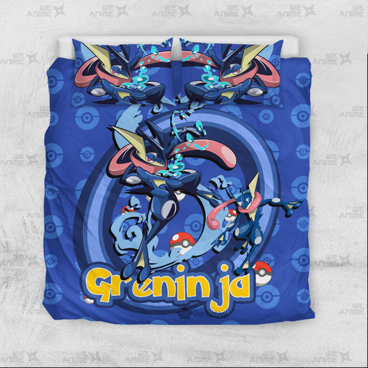 Greninja Bedding Set Custom