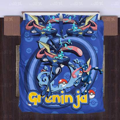 Greninja Bedding Set Custom