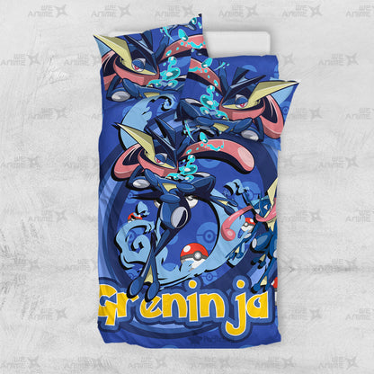 Greninja Bedding Set Custom