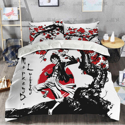 Monkey D. Luffy Japanese Edition Bedding Set Anime Room