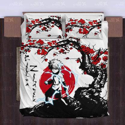 Killua Zoldyck Japanese Edition Bedding Set Anime Room
