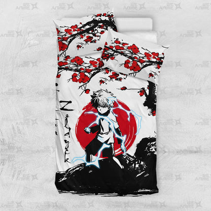 Killua Zoldyck Japanese Edition Bedding Set Anime Room