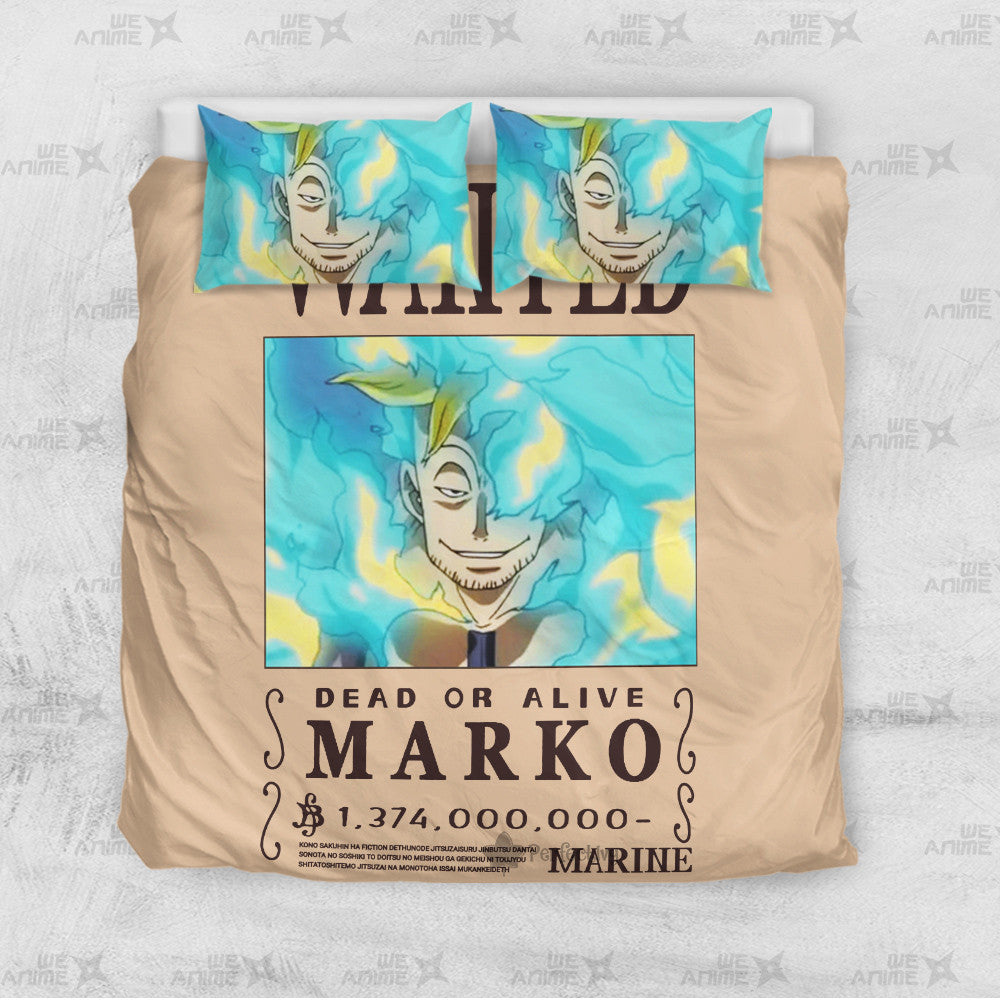 Marco Wanted Bedding Set Custom