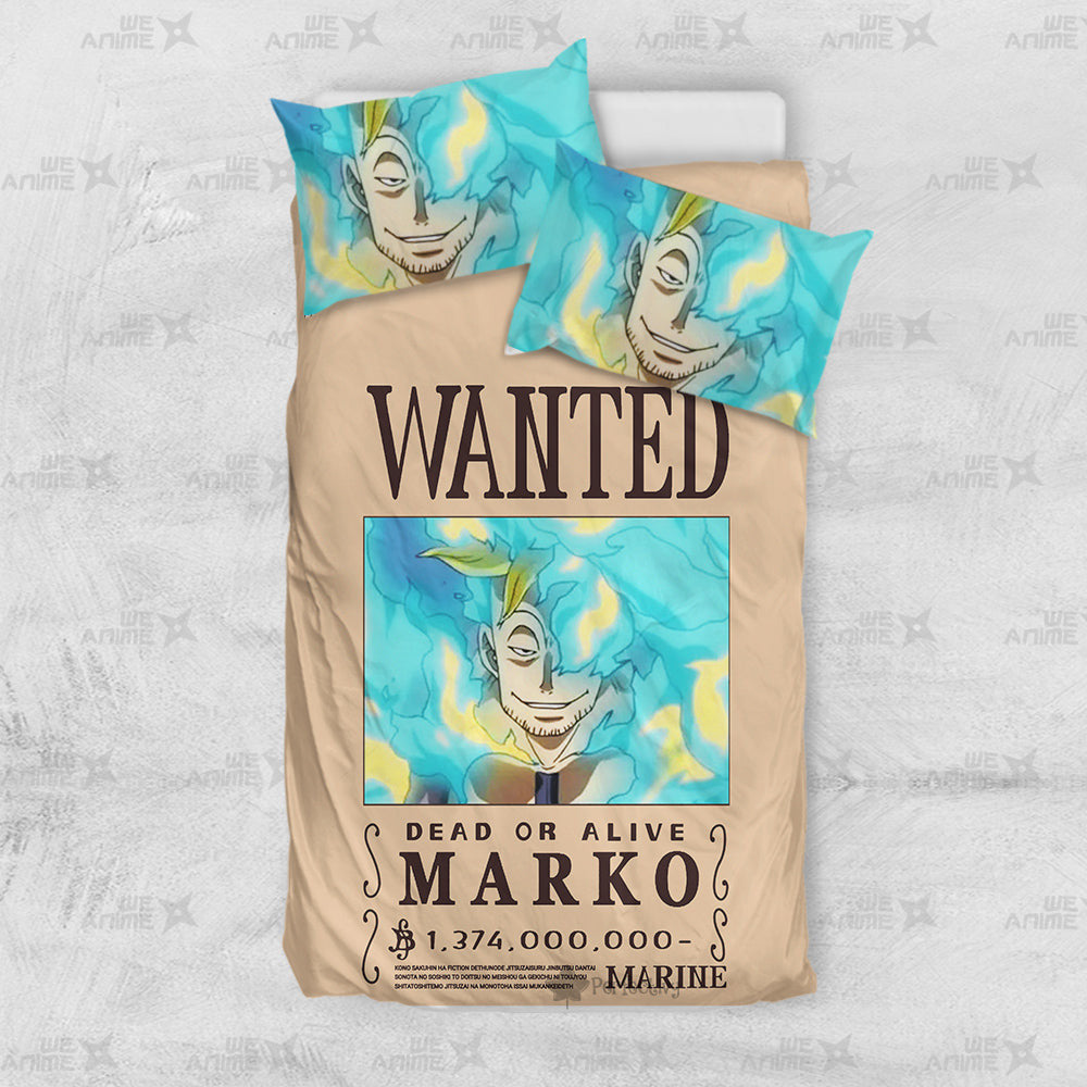 Marco Wanted Bedding Set Custom