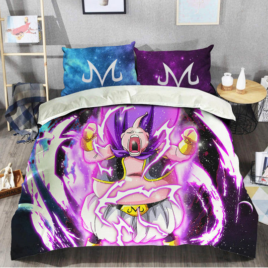 Majin Buu Fat Bedding Set Custom Galaxy Anime Room Decor
