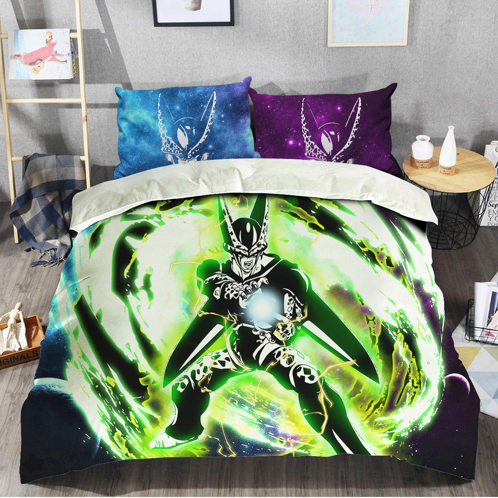 Perfect Cell Bedding Set Custom Galaxy Anime Room Decor