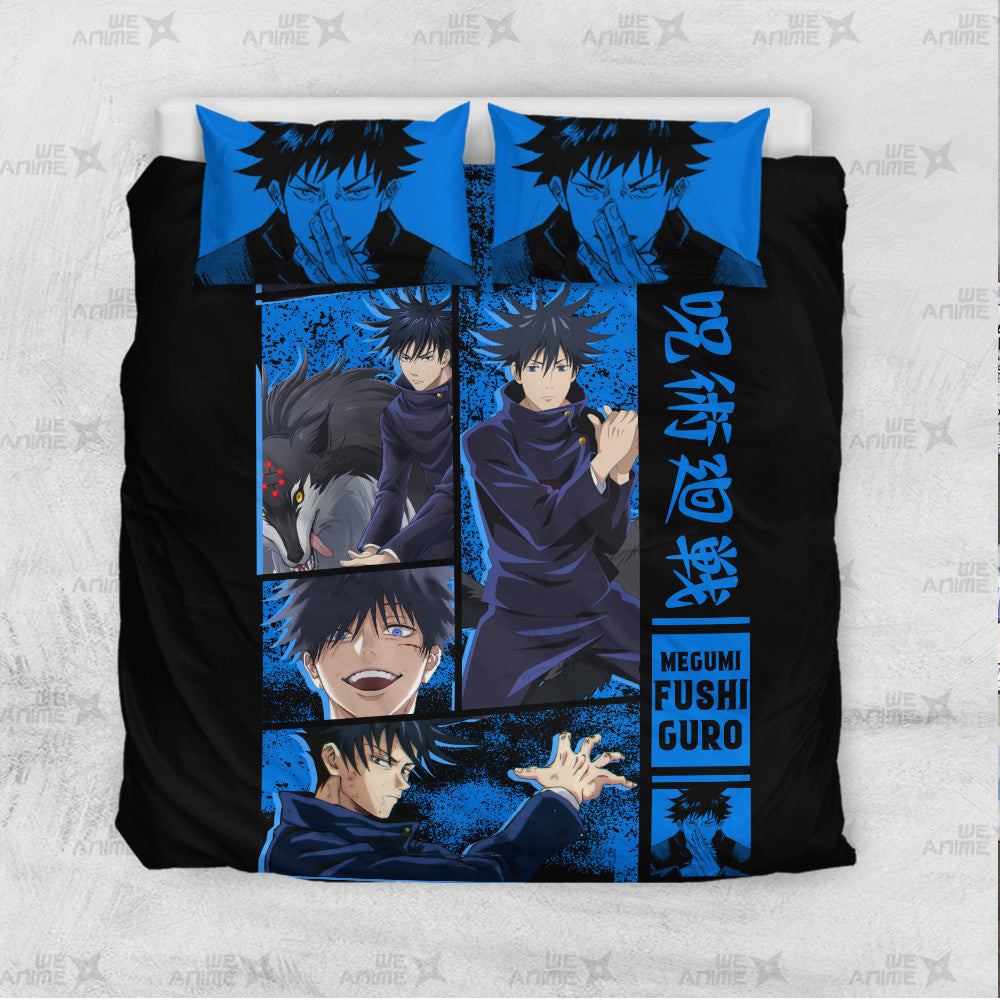 Anime Megumi Fushiguro Bedding Set Custom