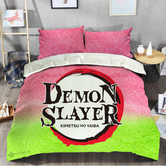 Mitsuri Kanroji Bedding Set Custom Anime