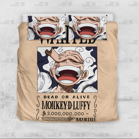 Monkey D. Luffy Bedding Set Custom