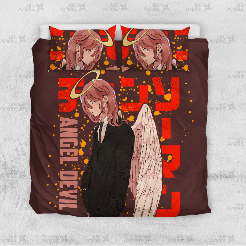 Angel Devil Bedding Set Custom Chainsaw Man