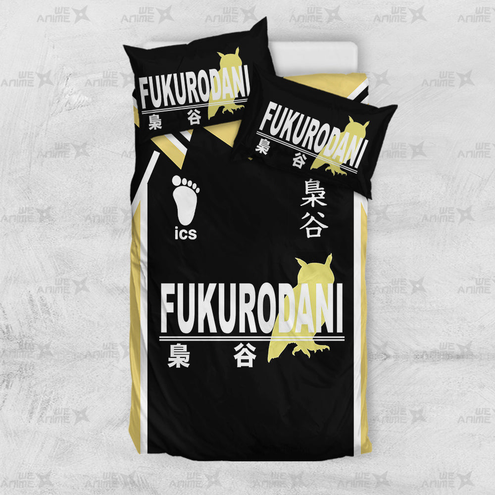 Fukorodani Bedding Set Custom Haikyuu