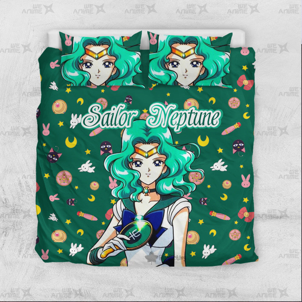 Sailor Neptune Cute Version Bedding Set Custom Sailor Moon