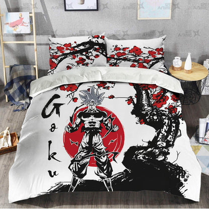 Goku Ultra Instinct Bedding Set Japanese Style