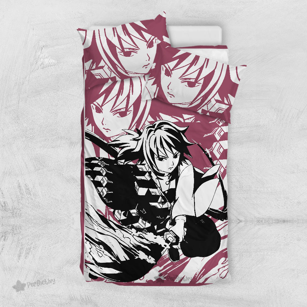 Giyuu Tomioka Bedding Set Custom Anime