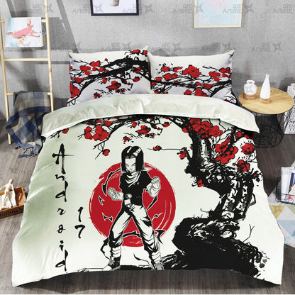 Android 17 Bedding Set Custom Japan Style Anime