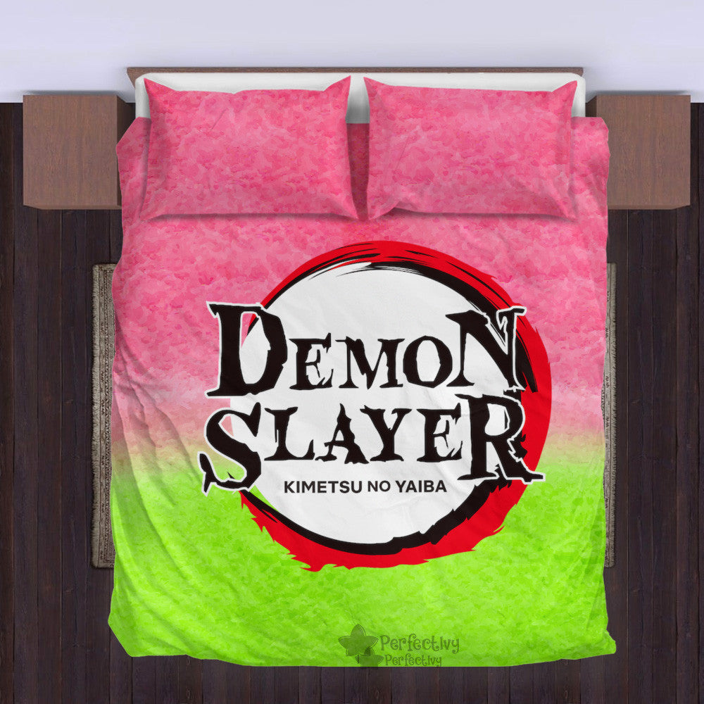 Mitsuri Kanroji Bedding Set Custom Anime