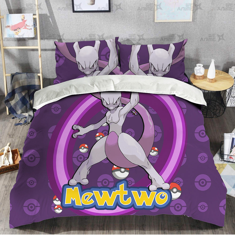 Mewtwo Bedding Set Custom