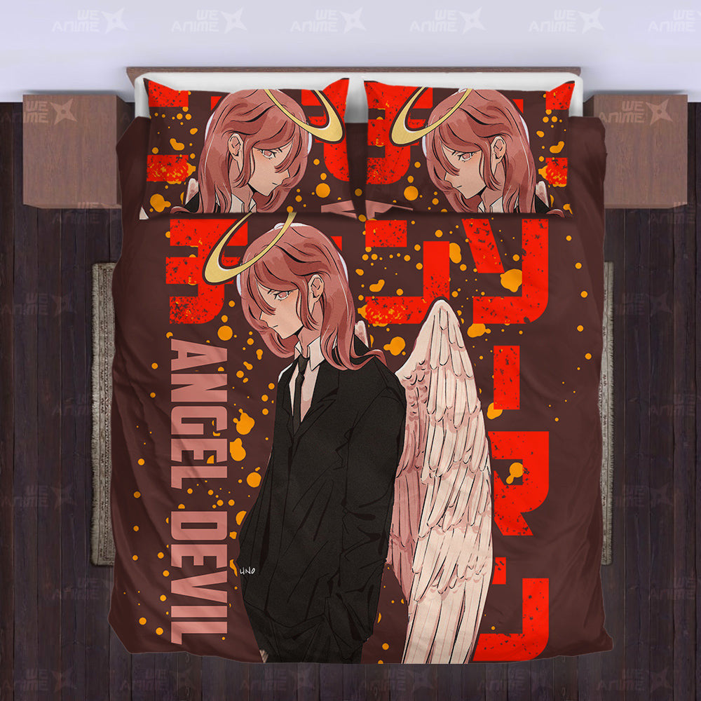 Angel Devil Bedding Set Custom Chainsaw Man