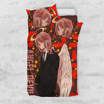 Angel Devil Bedding Set Custom Chainsaw Man