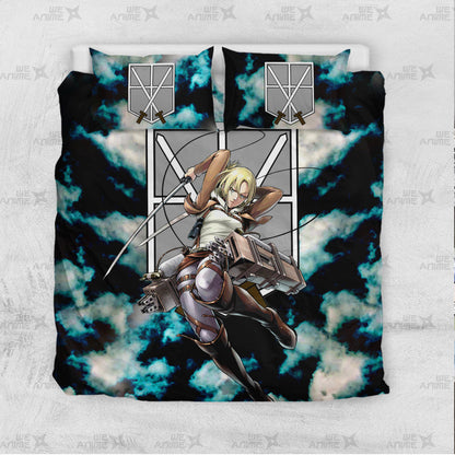 Annie Leonhart Bedding Set Custom Attack On Titan