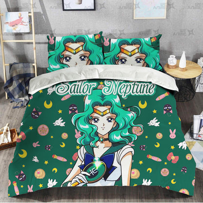 Sailor Neptune Cute Version Bedding Set Custom Sailor Moon