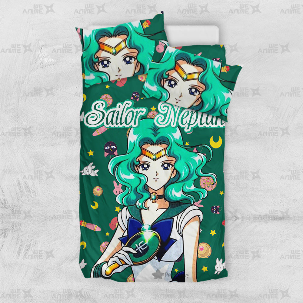 Sailor Neptune Cute Version Bedding Set Custom Sailor Moon