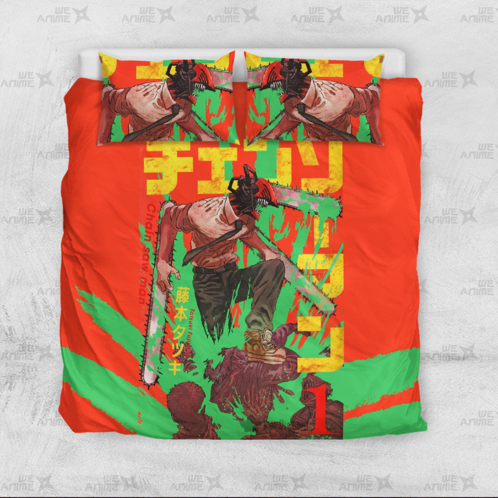 Denji Bedding Set Custom Chainsaw Man