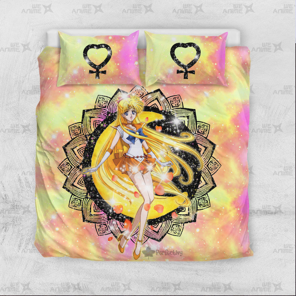 Sailor Venus Bedding Set Custom Sailor Moon