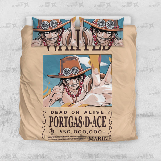Portgas D. Ace Bedding Set Custom