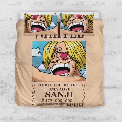 Sanji Bedding Set Custom