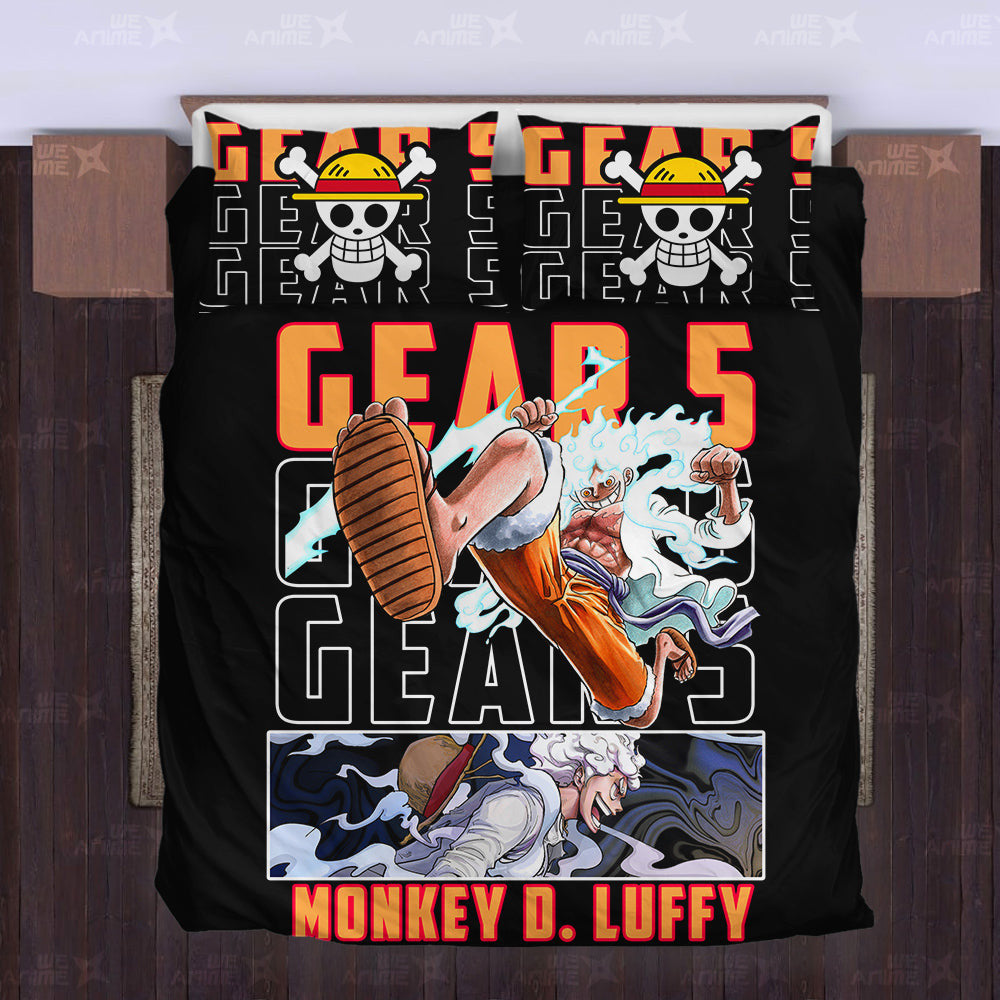 Monkey D. Luffy Gear 5 Bedding Set Custom