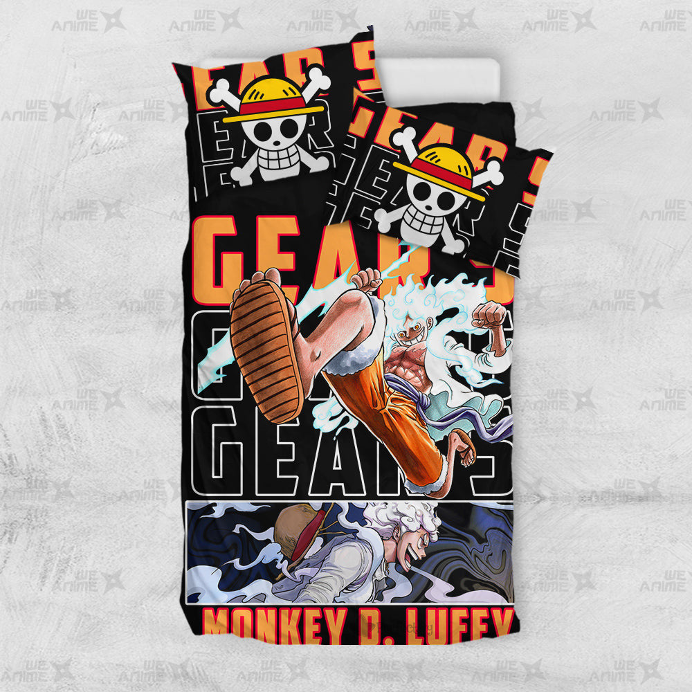 Monkey D. Luffy Gear 5 Bedding Set Custom