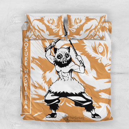 Inosuke Hashibira Bedding Set Custom Anime