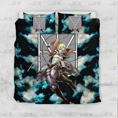 Annie Leonhart Bedding Set Custom Attack On Titan