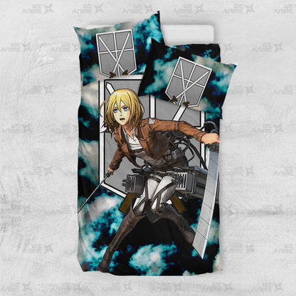 Annie Leonhart Bedding Set Custom Attack On Titan