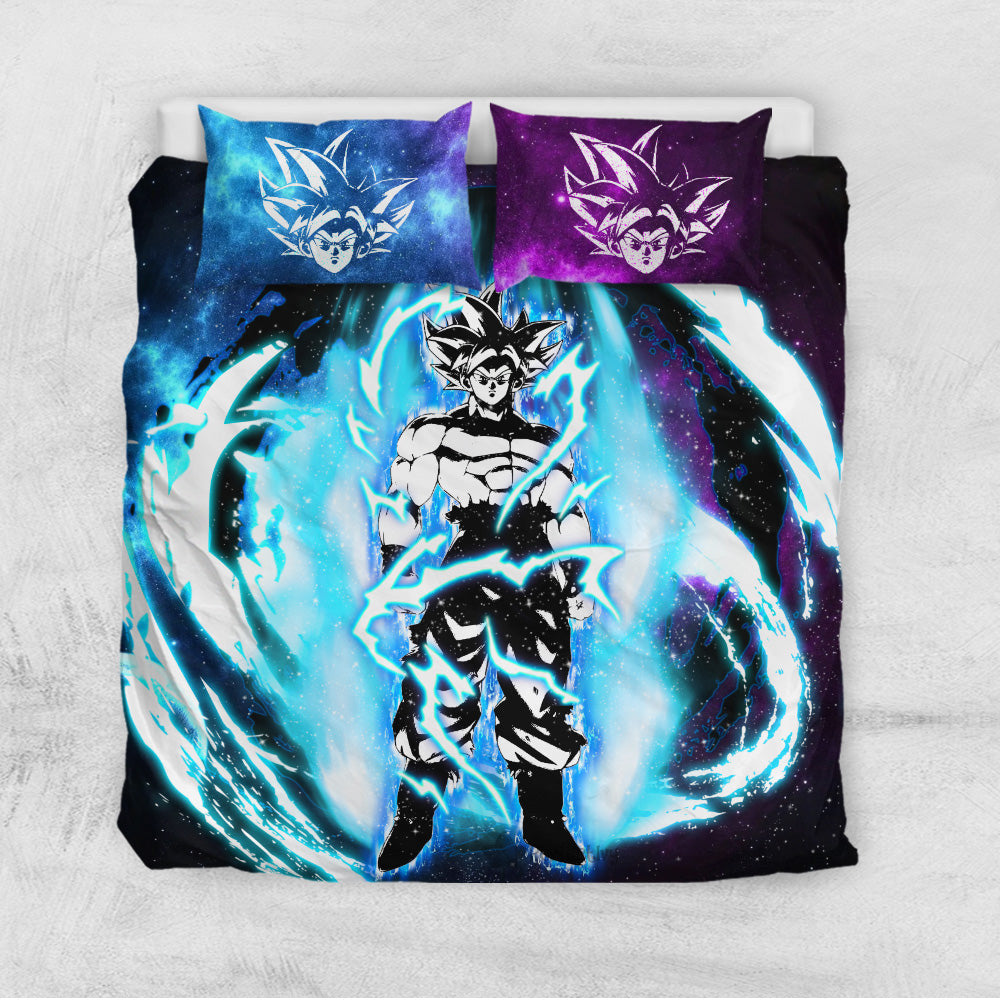 Goku Ultra Instinct Bedding Set Custom Galaxy Anime Room Decor