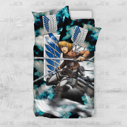 Armin Arlert Bedding Set Custom Attack On Titan