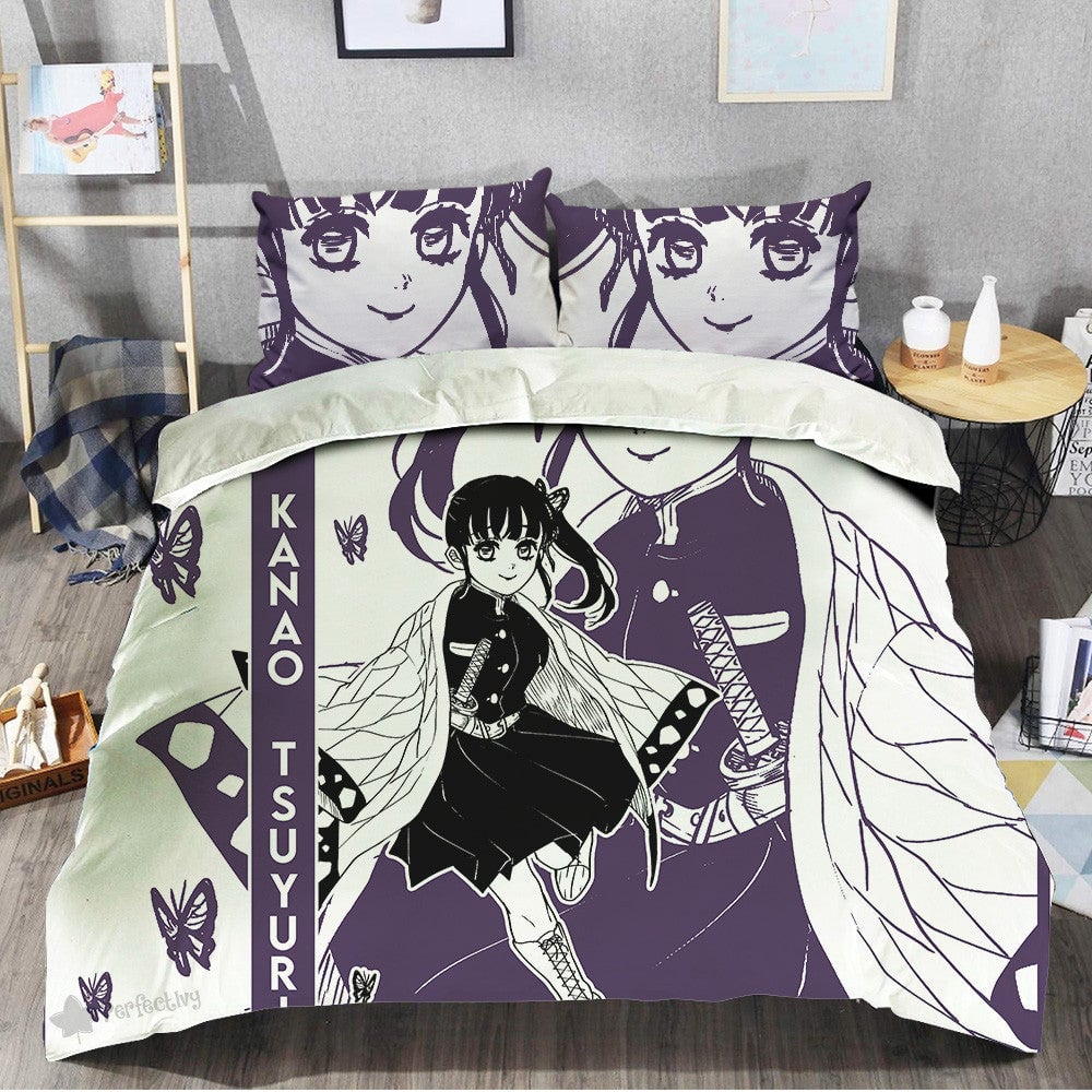 Kanao Tsuyuri Bedding Set Custom Anime