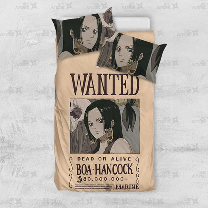 Boa Hancock Wanted Bedding Set Custom