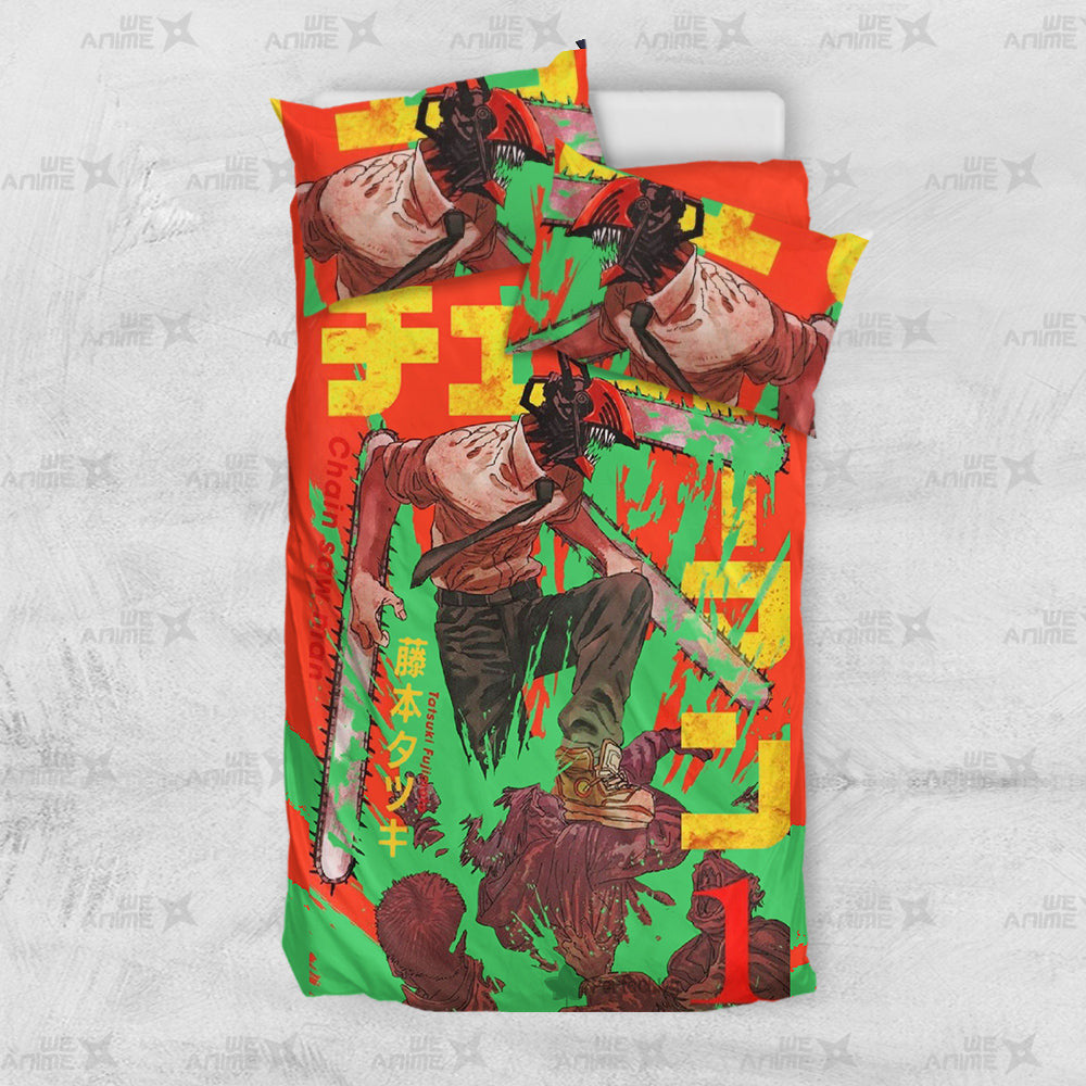 Denji Bedding Set Custom Chainsaw Man
