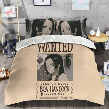 Boa Hancock Wanted Bedding Set Custom
