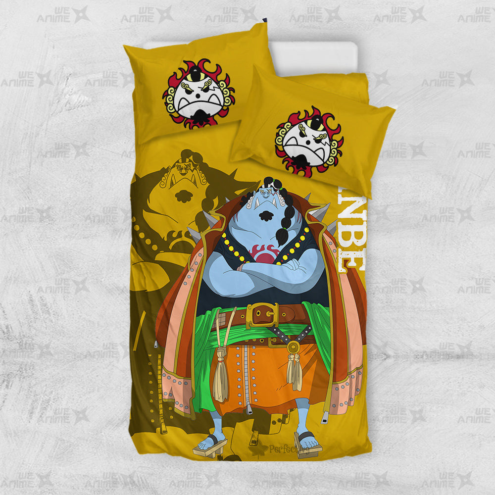 Jinbe Bedding Set Custom Red Anime Home Decor