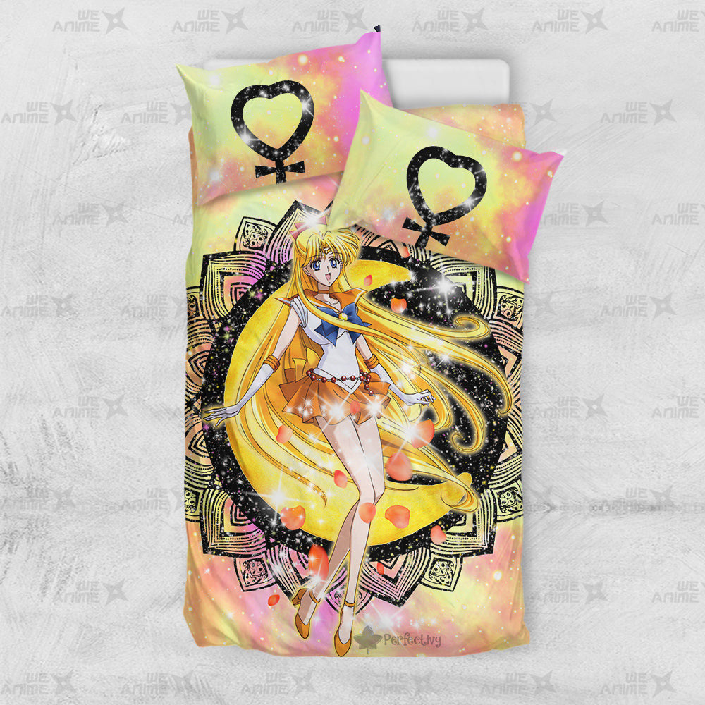 Sailor Venus Bedding Set Custom Sailor Moon