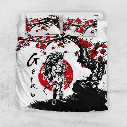 Goku SSJ 3 Bedding Set Custom Japan Style Anime