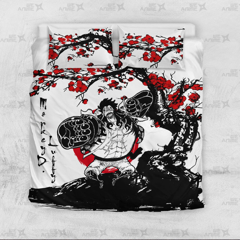 Monkey D. Luffy Japanese Edition Bedding Set Anime Room