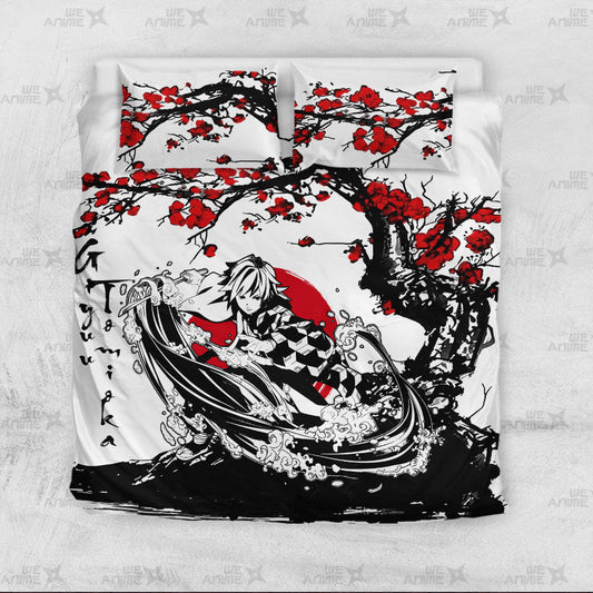 Giyuu Tomioka Japanese Edition Bedding Set Anime Room
