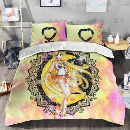 Sailor Venus Bedding Set Custom Sailor Moon