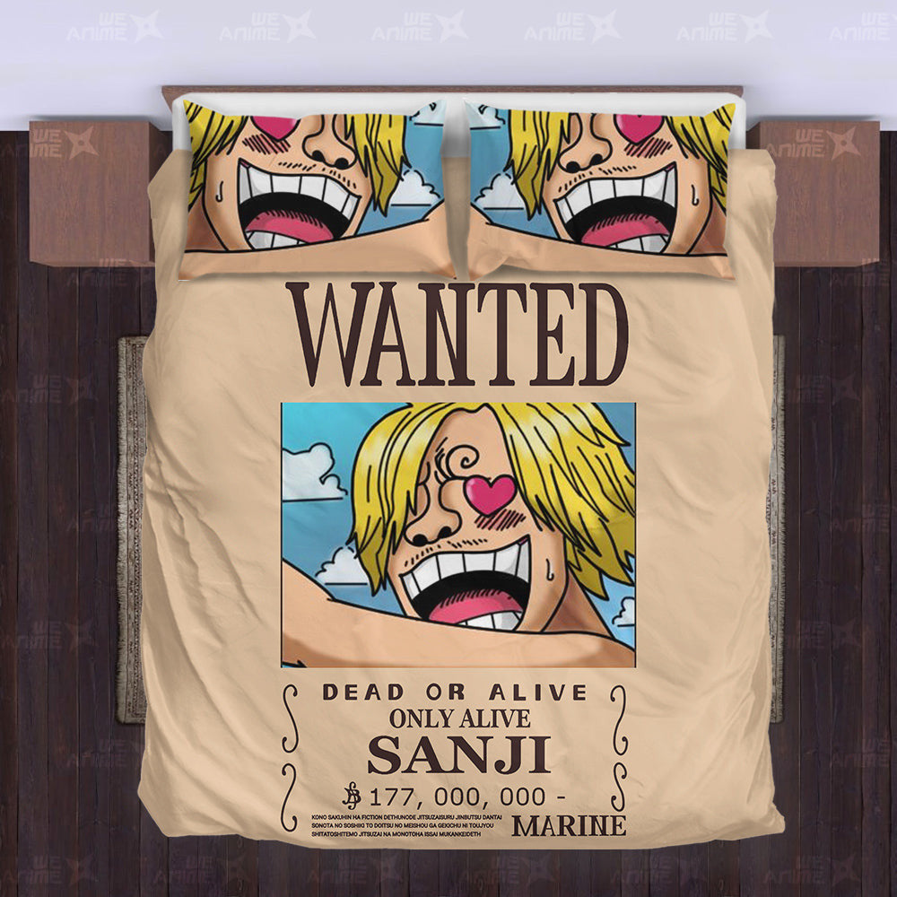 Sanji Bedding Set Custom