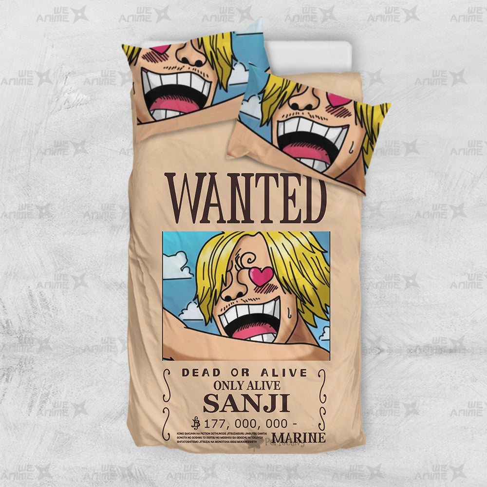 Sanji Bedding Set Custom