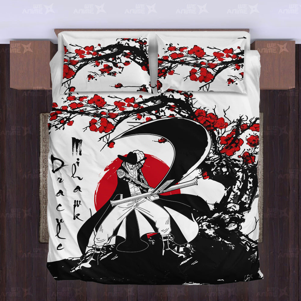 Dracule Mihawk Japanese Edition Bedding Set Anime Room
